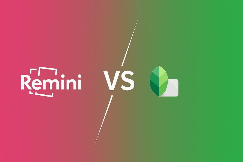 Remini vs snapseed-Which one is best for Ai editing for 2025