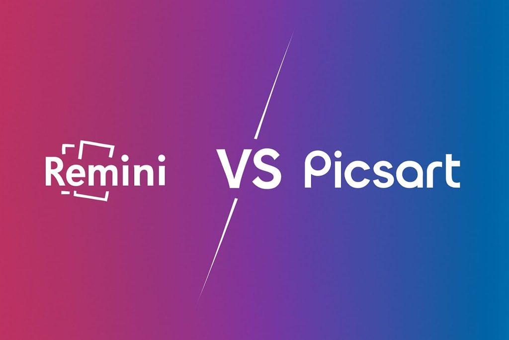 Remini vs Picsart image by remini mod apk